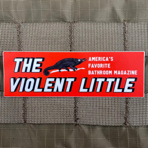 Violent Little Bathroom Magazine Sticker