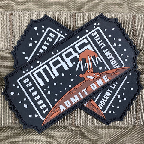 "Mars: Admit One" PVC Patch