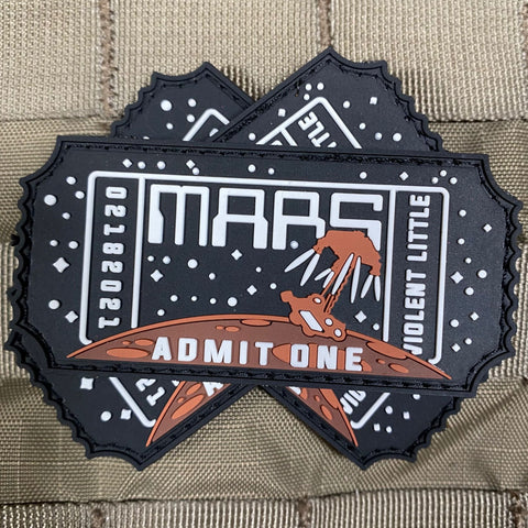 "Mars: Admit One" PVC Patch