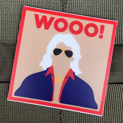 Ric Flair "WOOO!" Sticker