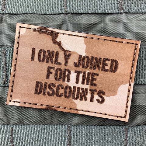 "I Only Joined For The Discounts" Morale Patch