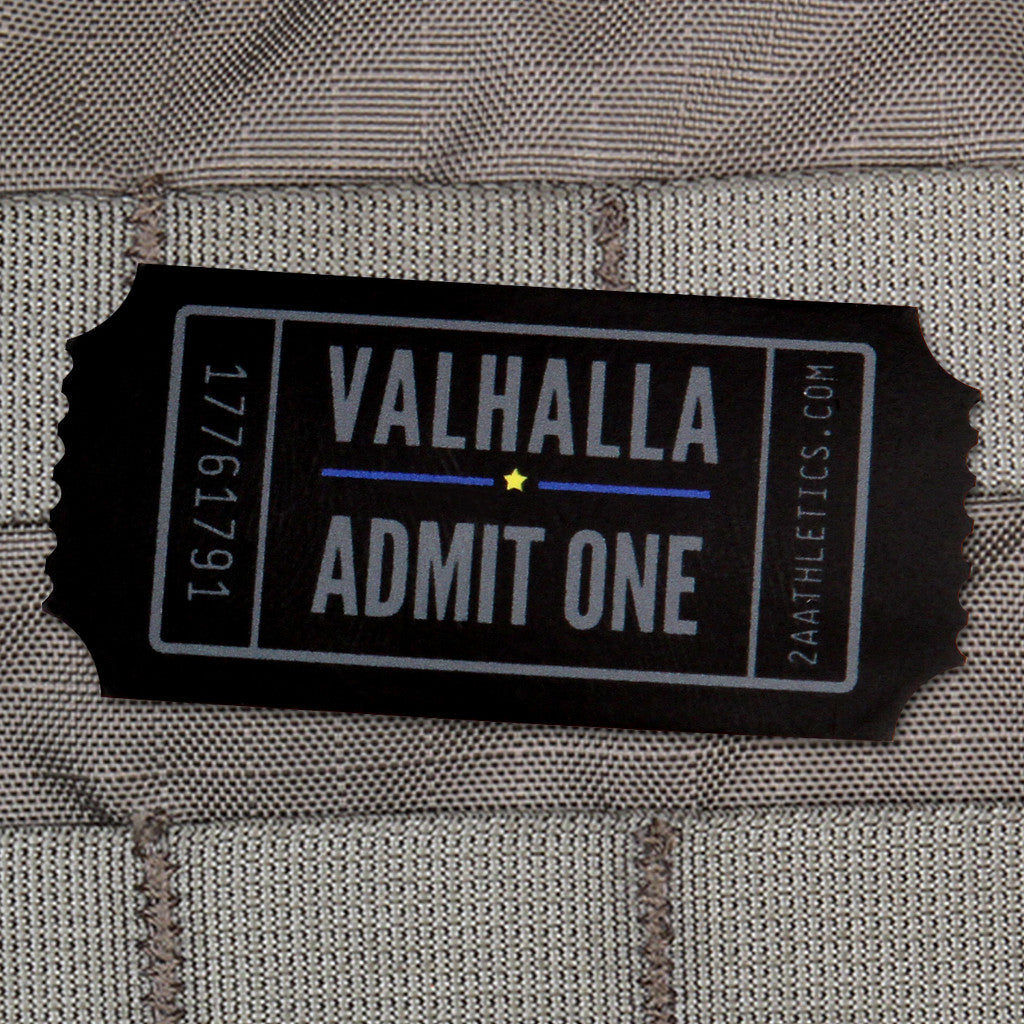 Valhalla Admit One Sticker | Violent Little Machine Shop