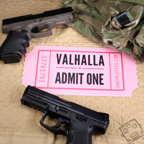 Huge Valhalla Admit One Stickers